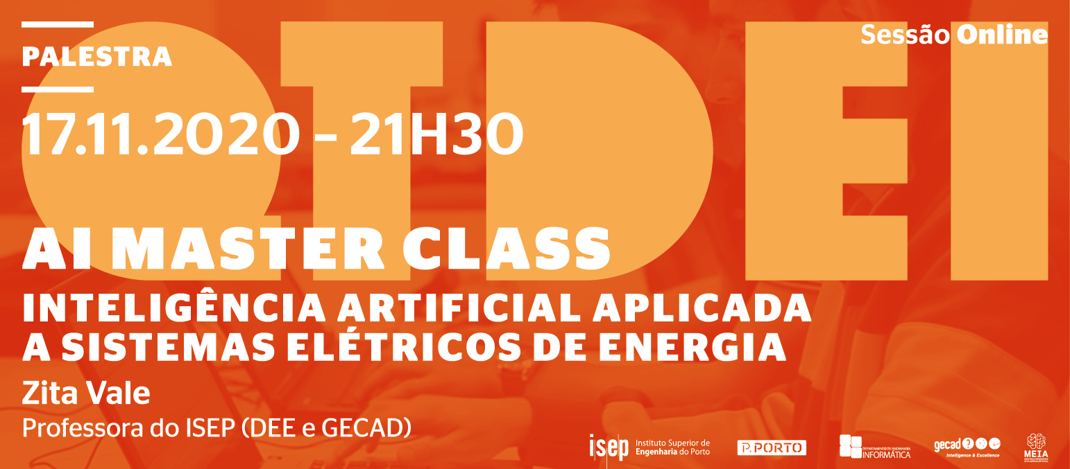 Palestra: Inteligência Artificial aplicada a Sistemas Elétricos de Energia